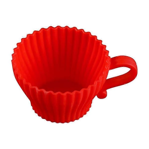 Cupcake Former Muffins Kake Former for Baking Bruk 15 stk Silikon Non-Stick Kopper[D]