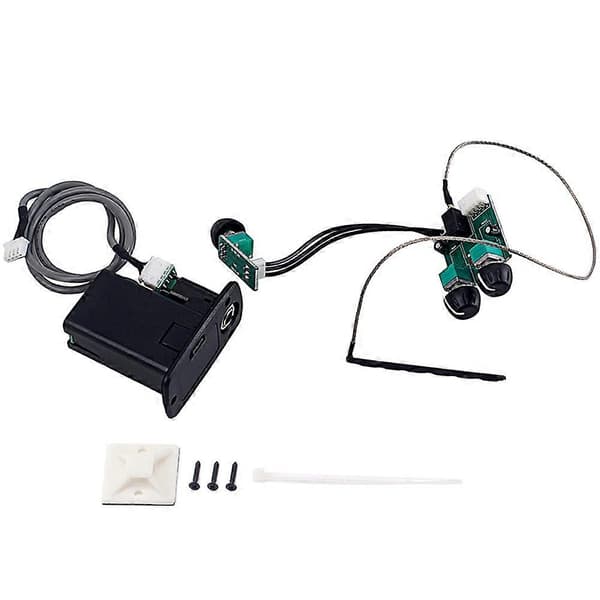Akustisk Instrument Pickup -202 För Akustisk Gitarr Bas Ljudhål Förförstärkare Volymkontroll Tonkontroll Lödfri Installation 1Set[D] Black M