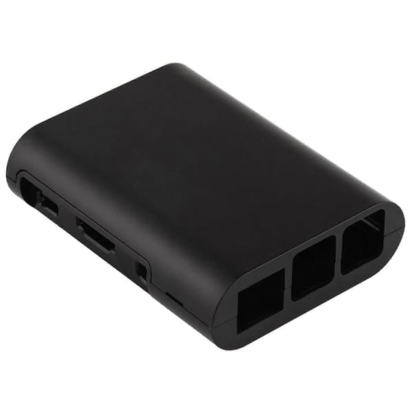 2X Etui til Raspberry Pi 3 Model B, Pi 2 Model B & Pi B+4[D] Black