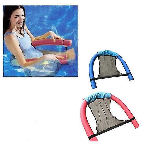 Flydende bold til swimmingpool, badering, flydende stol, poollegetøj til vandfester[WSY] Blue  Red