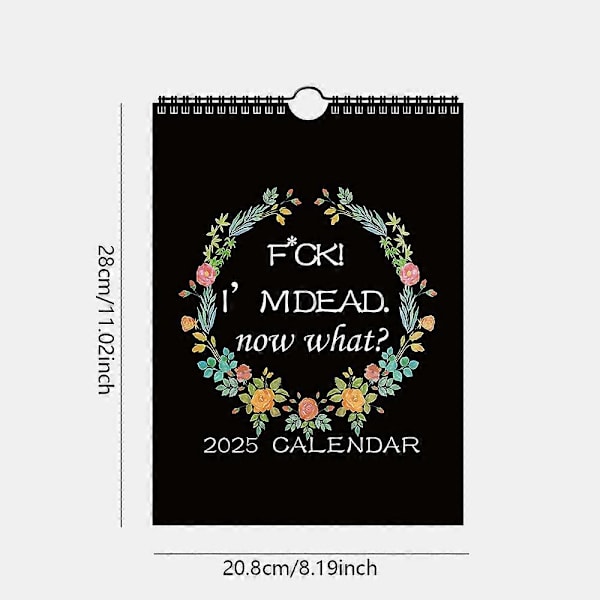Krigarkvinnans Månfas Kalender 2025, \"8.27x11.42\" Väggkalender 2025 för Hem, Kontor, Julgåva till Kvinnor
