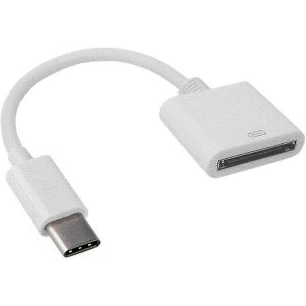 2025 Seneste model til Apple 30-pin hun til USB 3.1 Type-C USB-C synkroniserings- og dataopladningsadapterkabel[D]