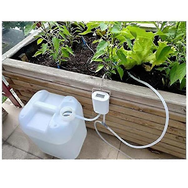 Automatisk vanningskontroll for blomster og planter - Hjemmedrippvanningssystem med pumpetimer - Hageverktøy
