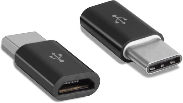 Android-puhelimen tyyppinen USB-C-sovitinmuunnin Micro USB:stä USB-C:hen