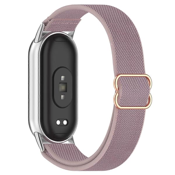 Urrem til Xiaomi Mi Band 9 Ceramic Edition/Smart Band 9 NFC/9/8 NFC/8 Elastisk nylonrem med[D] Multicolor Light Purple