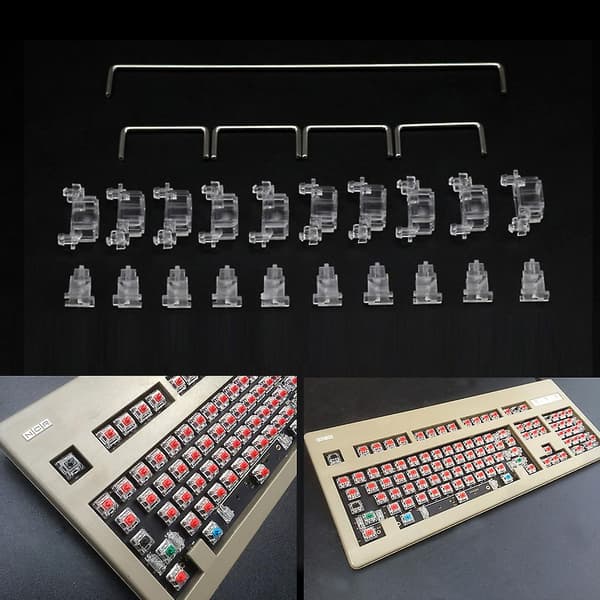 Switch Pcb Mount Stabilisator 6.25u Modifier Key Stabiliser Plate för Cherry MX[D]