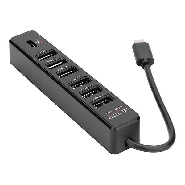 USB Hub 4/7 Port Expander Adapter USB 3.1 Hub Multi USB C Splitter Hub Multiple USB3.1 USB-Hub Til Laptop PC[D] B