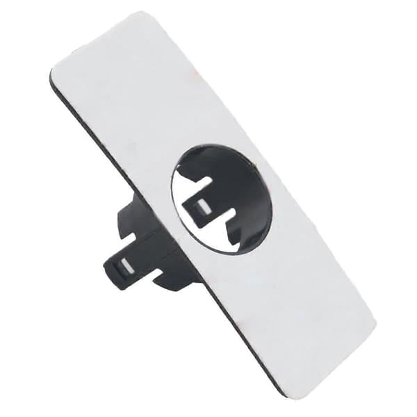 Parkeringssensorbrakett for bil, ryggeradar brakett, ekstra sensor fast deksel for [D] Black
