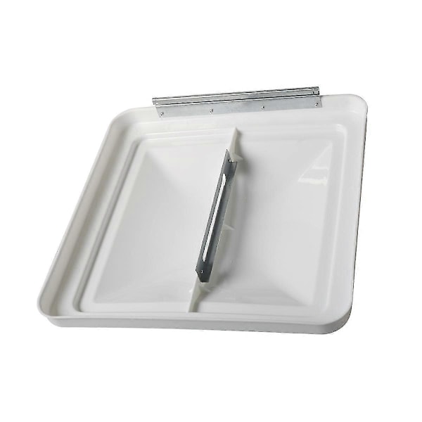 14 tommers RV takventildeksel - erstatningsventildeksel for campingvogn, bobil - White