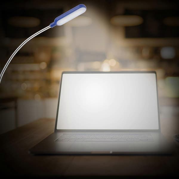 Bærbar USB leselampe for bærbar datamaskin, for skrivebord, 2 stk sett [D]
