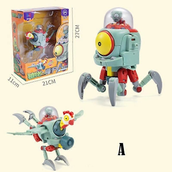 Nya Plants vs. Zombies actionfigurer leksaker modell deformationsleksak presenter till barn[D] A