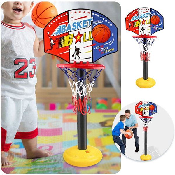 Mardi Gras Gåvor Barnens Sport Och Fritid Inomhus Och Utomhus Leksaker Barnens Basketkorg Basketkorg Skytte Stativ Multicolor