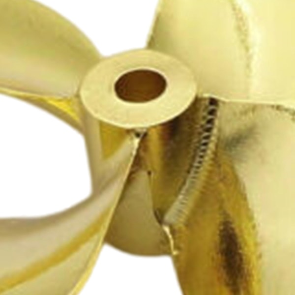 Metallpropeller 4-Bladig 4mm Axel 55mm 60mm Propeller för RC Båt Fiske Båt Marin[D] 55mm Right Hand
