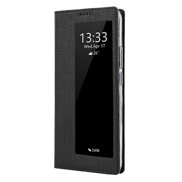VILI DMX Foldbar Stativ Visningsvindue Læder Telefon Cover Case til Huawei P30