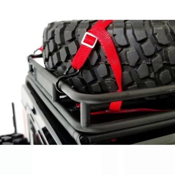 3-Pisteinen Vararenkaan Kiinnityshihna RC-autolle 1/5 1/10 Crawler Traxxas TRX-4 UDR[D] Black