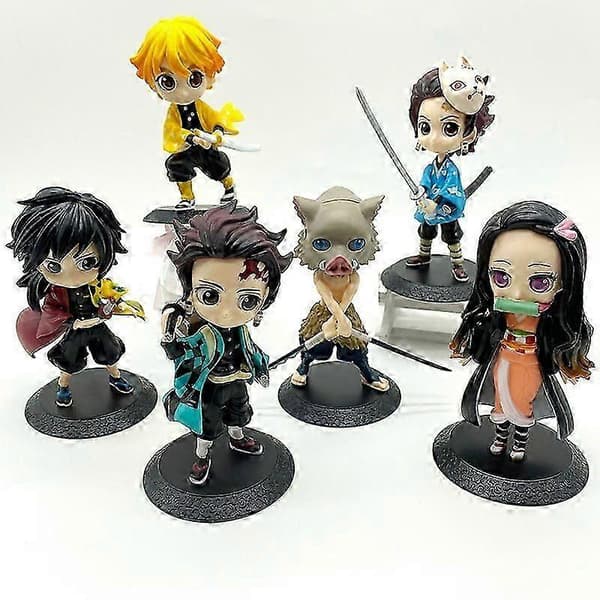 Demon Slayer Blind Box Sæt - Saml Nezuko & Zenitsu Figurer[D] Mini Figure