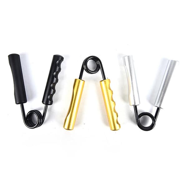 100lb Stål Tungt Styrketräningsgrepp Handgrepp Underarm Handledsgrepp[D] Black