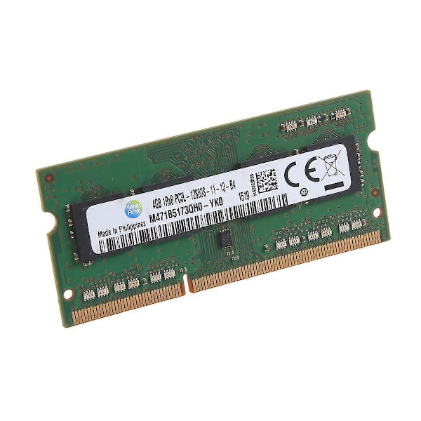 DDR3 4GB Laptop RAM-minne 1600Mhz PC3 12800 1RX8 1.35V 8 IC SODIMM Minne Bare for