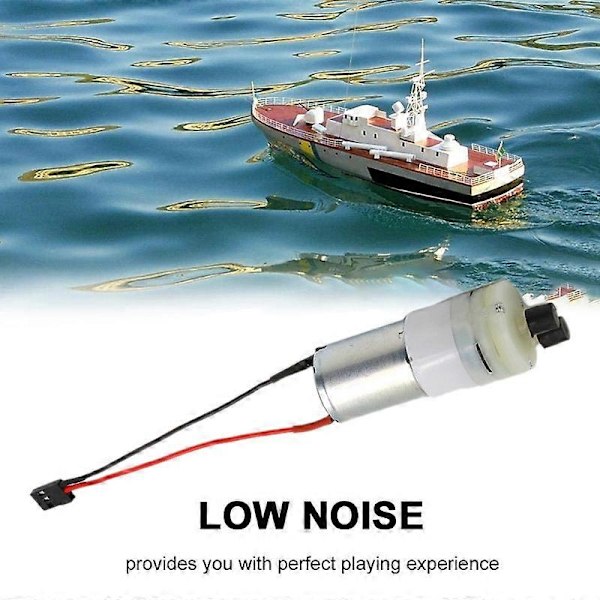 RC-båtvattenpump 3-6V 370 Vattenkylningspump Vattentät JR-kontakt för RC-båtar Motor & ESC