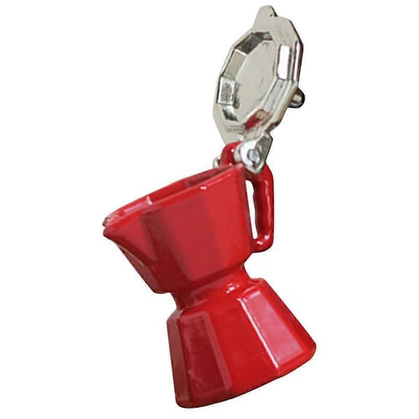Mini Kaffemaskin Miniatyr Kaffemaskin Modell Mini Hus Tilbehør[D] Red 3x2.5cn