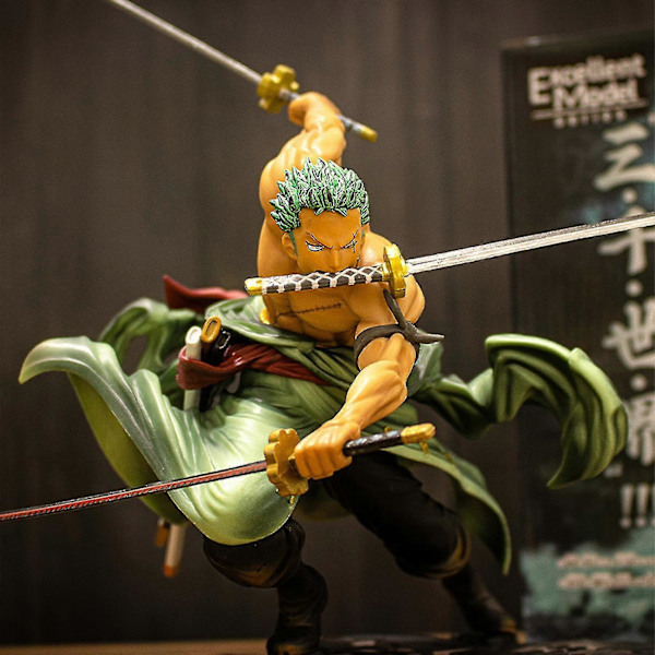 Figurin Allbiz One Piece Modell 26cm - Tre Tusens Verden Roronoa Zoro