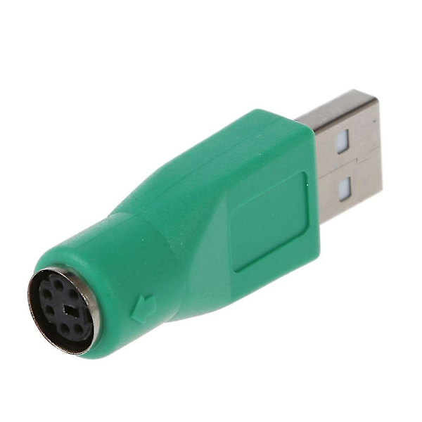 2 kpl PS/2 naar USB-adapteri näppäimistölle ja hiirelle