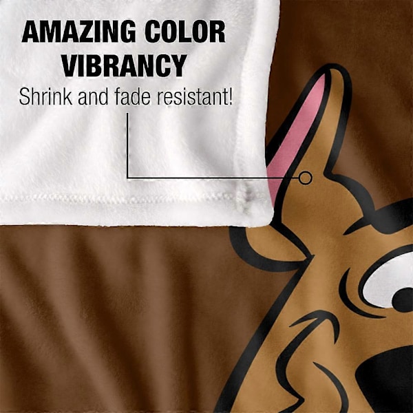 Scooby Doo Scooby Happy Silky Touch Super Soft Kastetæppe fsgyde48[D] 40x30in 76x102cm