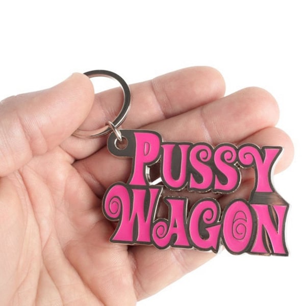 Alloy Fashion Movie Sexig Kill Bill Series Pussy Wagon for Key Ring Letter Pendan [kk]