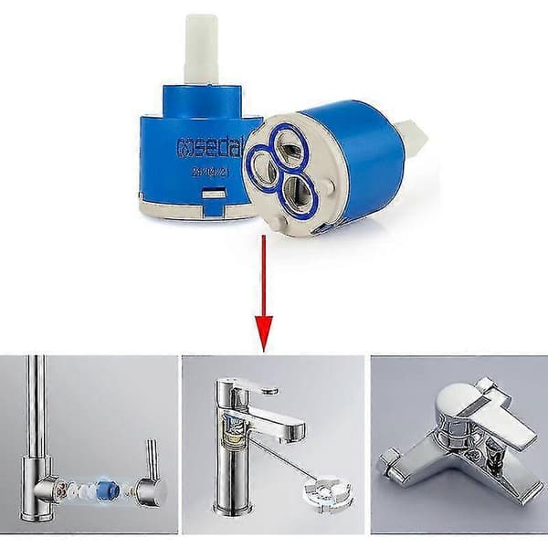 Sedal 40mm Keramisk Vandhanepatron Til Udskiftning af Enkeltgrebsventil [D]