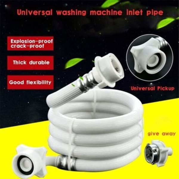 Tvättmaskinsslang, diskmaskinsslang, universal vatteninloppsslang (1,5 m)（D）