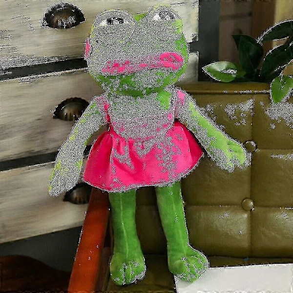 45cm Rolig Groda Plyschleksak Magisk Uttryck Pepe Grodan Ledsen Groda Samling Plysch Gosedjur Jul Födelsedagspresenter Plysch[HsSs] x[D] Pink