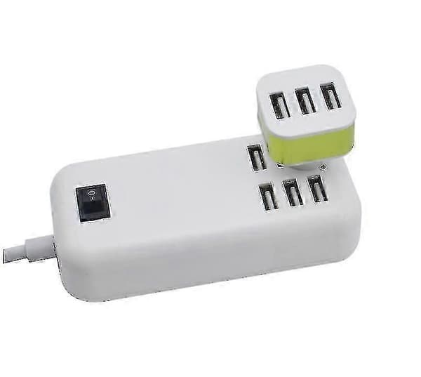 USB 2.0-forlenger, 3-port USB-splitter, USB-hub[D]