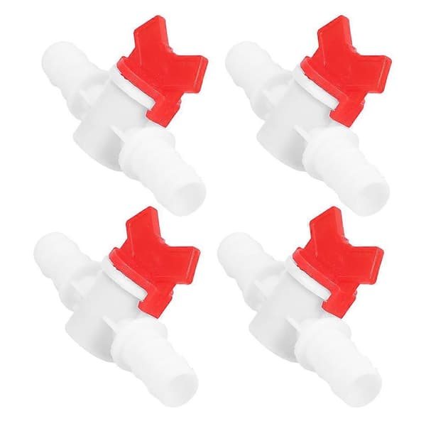 Vattenrör Snabbkoppling Plastslang Snabbkopplingsventil För Industriellt Bruk 4st[D] Multi 10.10X5.60X2.30CM