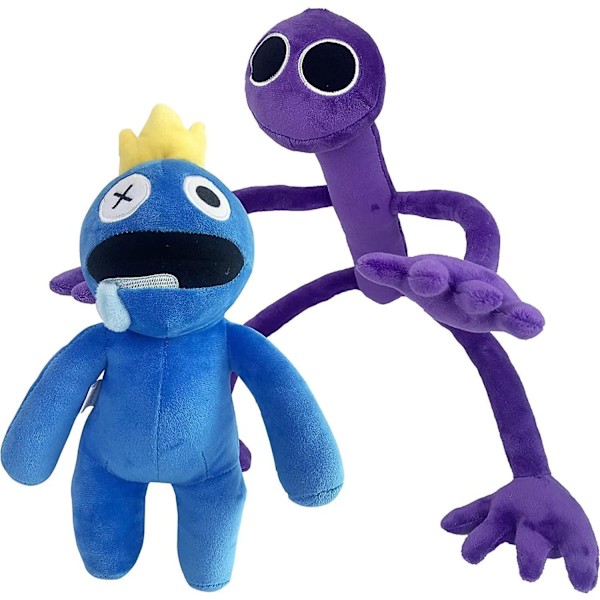 Rainbow Plyschdocka, Rainbow Friends Plyschleksak, Rainbow Friends Leksaker, Rainbow Plyschdocka, Rainbow Kapitel 2 Rainbow Friends, LILA