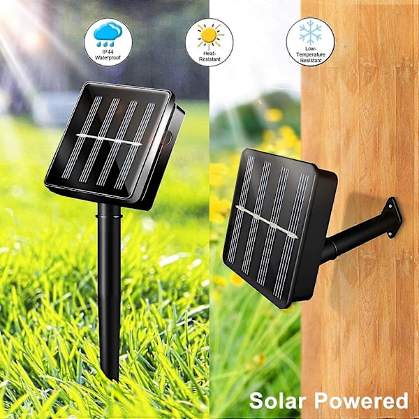 Udendørs Solar Havelamper, Sæt med 12 Mini Solar Svampelamper Udendørs Wa