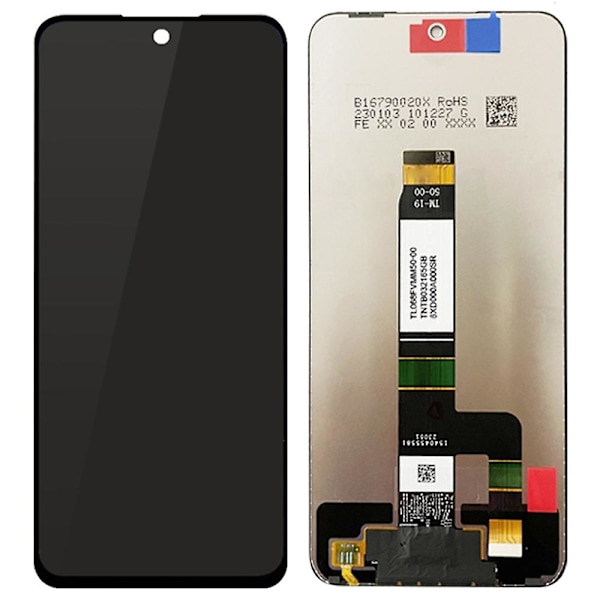 LCD-skärm och pekskärm för Xiaomi Redmi 12 4G/Redmi 12 5G, Grade B, Reparationsdel