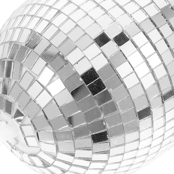 Mini Diskokula Hängande Ornament Silver Reflekterande Partydekoration[D]