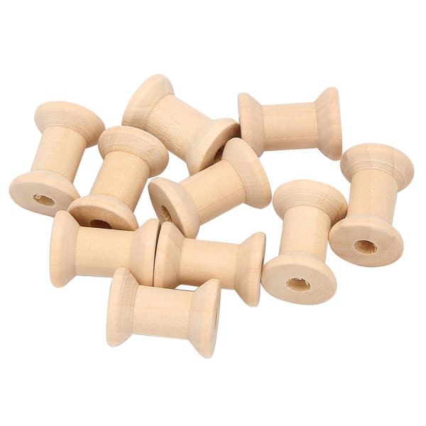 10 luonnonkuitukelaa puinen 29mm x 23mm[D]