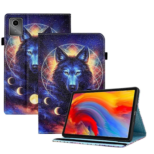 Läder Smartfodral för Lenovo Tab M11 / Xiaoxin Pad 11 2024 Space Wolf