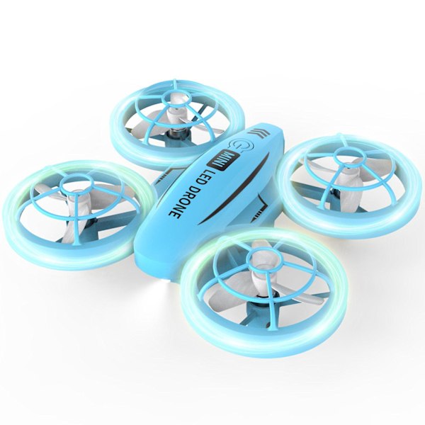 Fjernstyrt leketøy Mini Drone for barn Drone Flygende leker Liten fargerik LED Quadcopter for nybegynnere med Headless Mode 360 Flip Full RC Dro