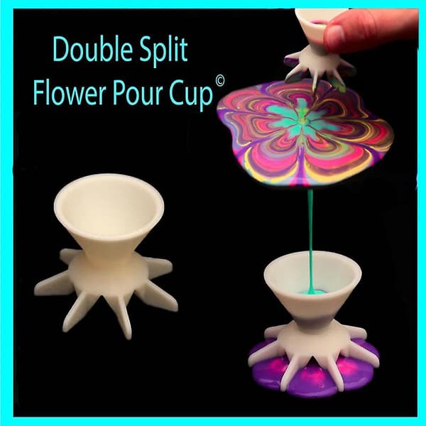 DIY Maleri Paint Pour Kopp Trakt Mini Paint Diverter (4 stk) NIUNIU[D]