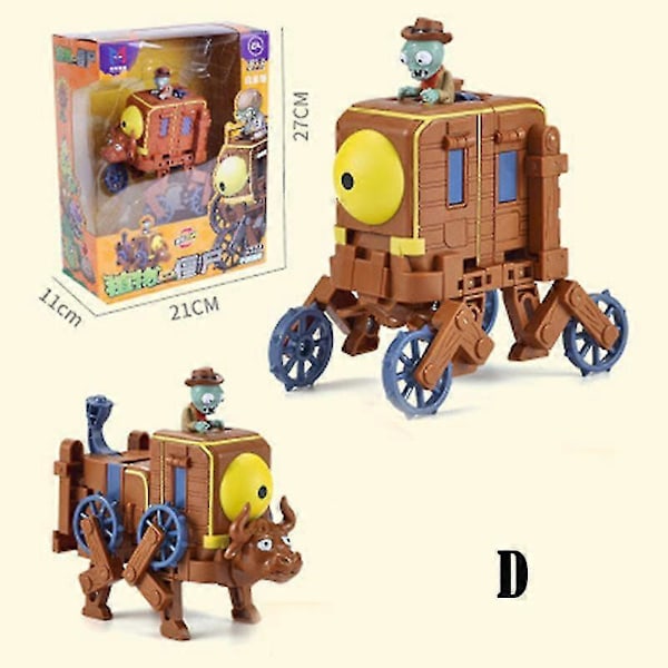 Nya Plants vs. Zombies actionfigurer leksaker modell deformationsleksak presenter till barn[D] D