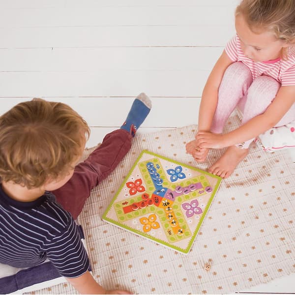 Lasten puiset Ludo-lautapeli perheille [D] Multicoloured