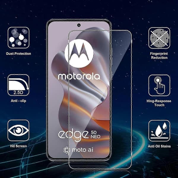 Til Motorola Edge 50 Neo 5G Hærdet Glas[D]