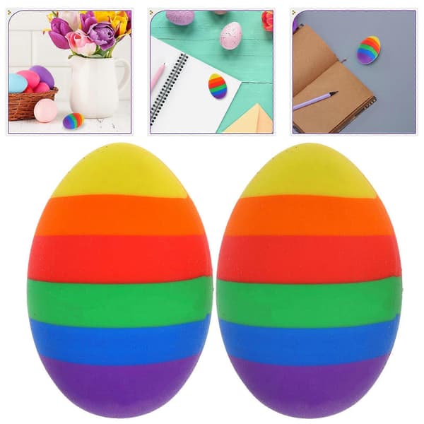 Mini påskeviskelær, eggformet, 2 stk. påskefestgaver, morsom bruk [D]