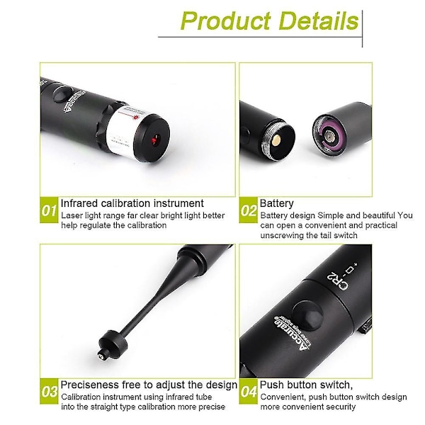 Laser Kalibraattori Alumiiniseos Kalibraattori Kääntymätön Laser Kalibraattori 8-reikäinen Säädettävä Adapteri Red Laser