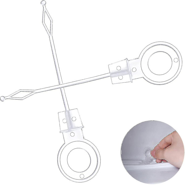 2-pack Universal Kylskåpsfrys Avloppshålsplunger, Kylskåpsavloppsplunger, Plastplunger för Rengöring av Kylskåpsavlopp, Kylskåpstillbehör