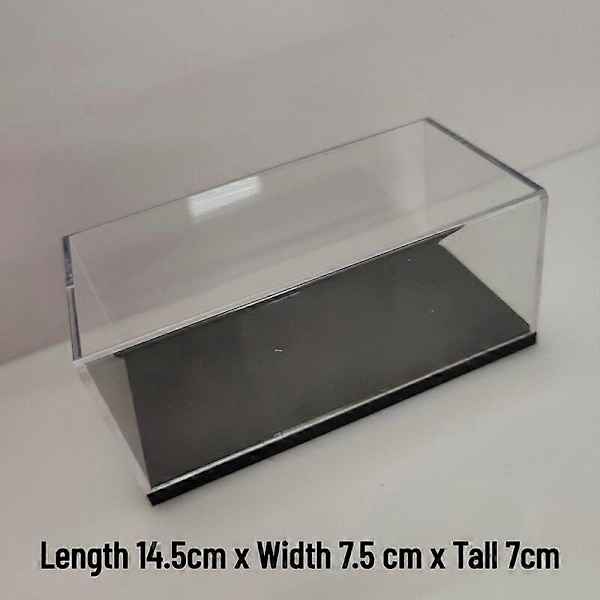 Skala 1:43 1:64 Akryl Hårt Omslag Fodral Display Box för Spark Minichamps F1 Bilmodell Formel 1 Miniatyrleksak Leksaksbilar[D] CASE ONLY NO CAR