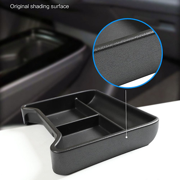 Sentral Konsoll Oppbevaringsboks for ID.4 ID4 ID 4 Crozz Oppbevaringsboks Konsoll Sentral Organizer Skuff Black