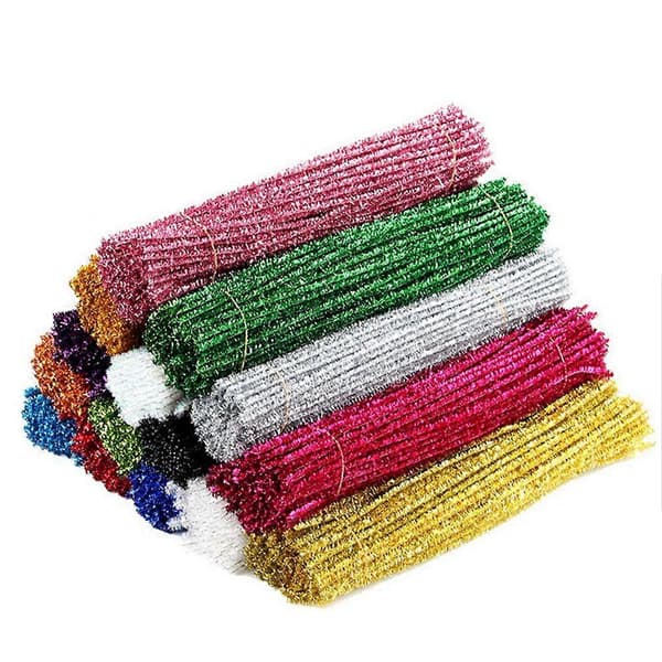 200 stk. DIY Glitterpinner Glitterpinner Julepinner DIY Julepinne (Oransje)[D]